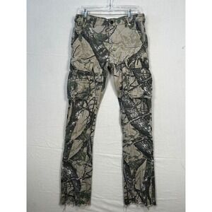 Rockstar Original RSM 205 Merrik Tree Camo Slim Cargo Pants Mens 32x34 Hem